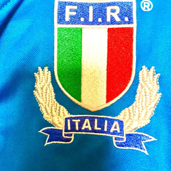 adidas Italy FIR Cariparma Men Medium Football Soccer Jersey - Picture 7 of 11